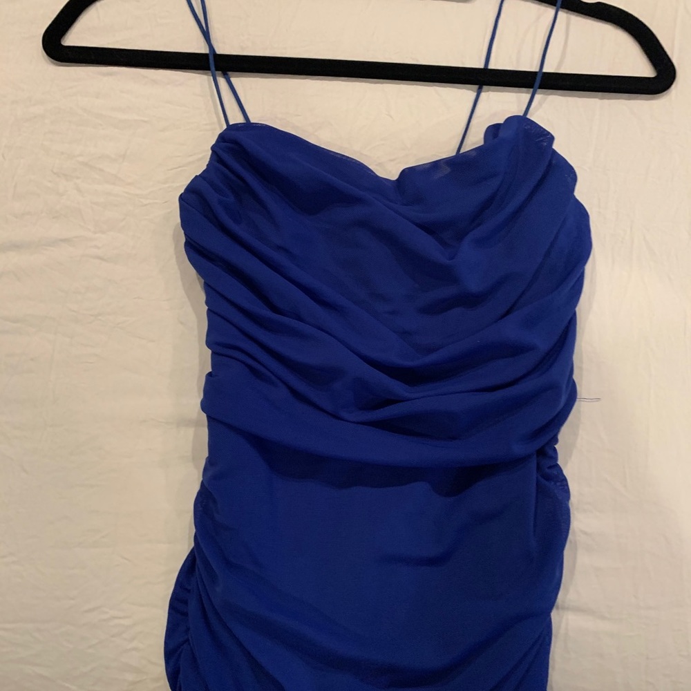 PRINCESS POLLY BLUE BODYCON DRESS